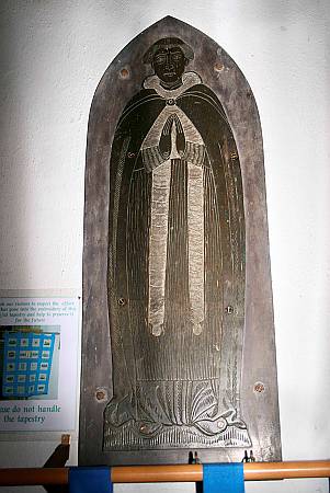 St Just in Roseland - 16th Century Brass